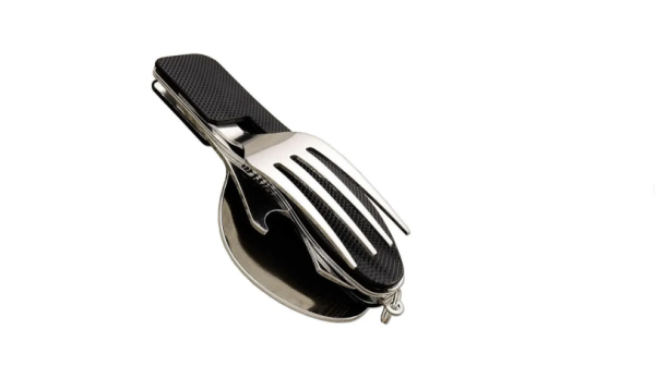 Туристический складной нож 4 в 1, чёрный Туристический складной нож 4 в 1, чёрный